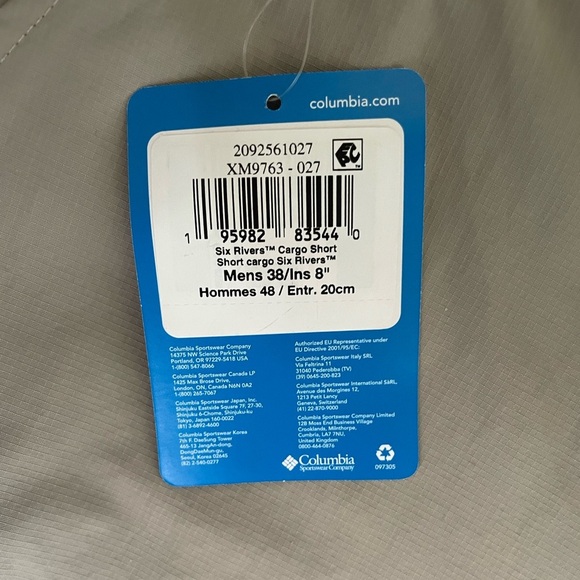 Columbia Men's Six Rivers Cargo Shorts sz 38 - Picture 2 of 6